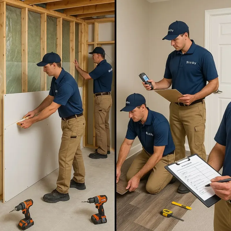 Repairs and Reconstruction process in Delanco, NJ